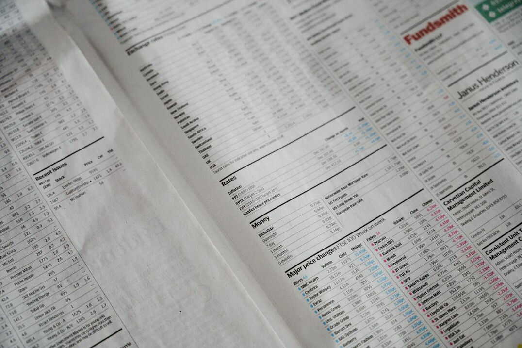 financial documents spread on table